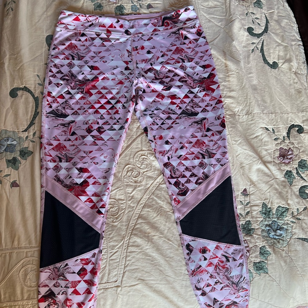 Ideology Pink and Black Leggings